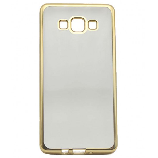 Samsung Galaxy J7 Back Cover Chrome TPU Hard (Gold, Balack White)