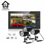 4 Channel DVR With 03 Units CCTV Camera with Monitor