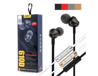 REMAX RM-610D Wired Earphone With Mic and Controller