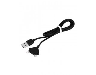REMAX RC-031T 2 In 1 Data Cable - Black