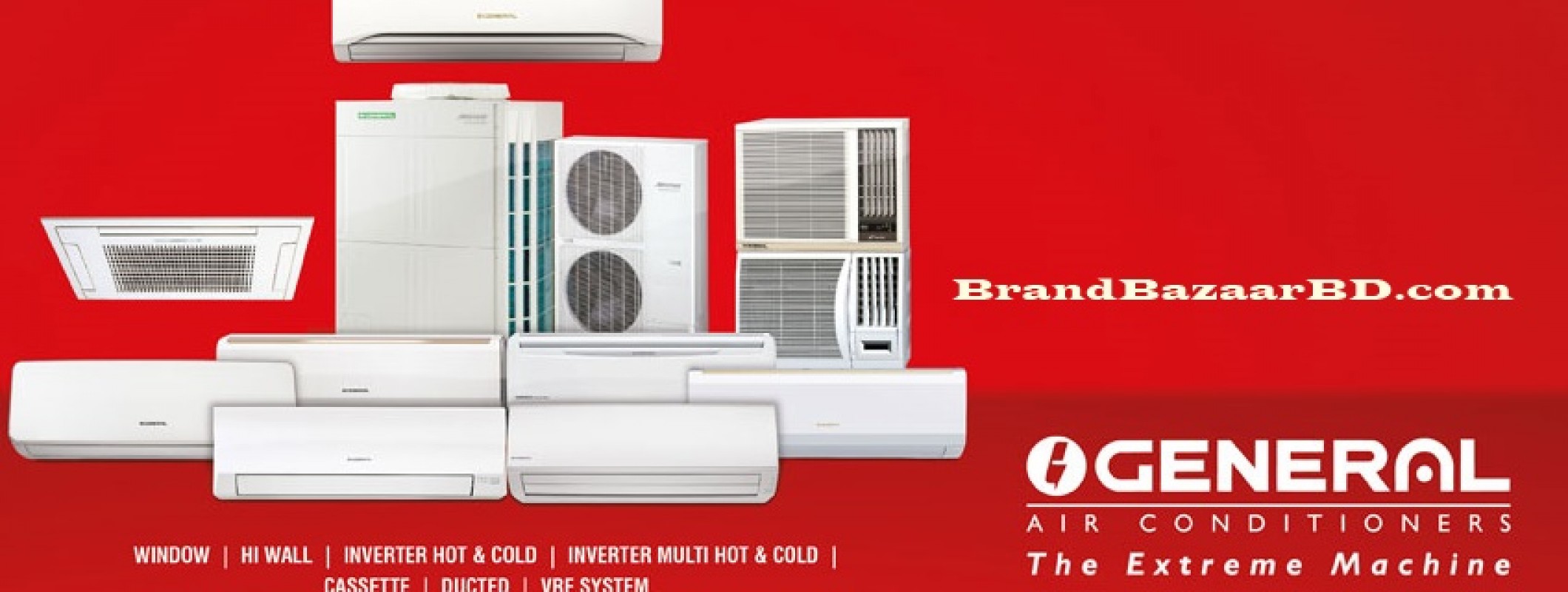 100 Original General AC price in Bangladesh General AC Showroom