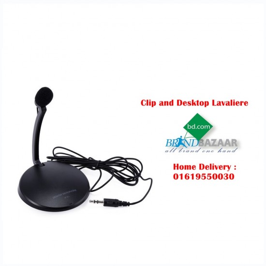 Clip and Desktop Lavaliere Microphone by Promate