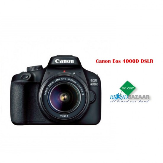 Canon Eos 4000D DSLR 18MP 2.7 inch Display With 18-55mm Lens