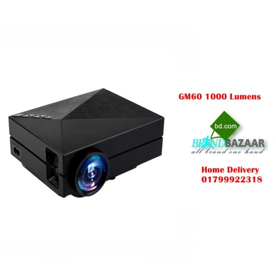 GM60 1000 Lumens HDMI Portable Mini Projector