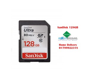 Sandisk Ultra 128GB Class 10 80MB/s SDXC Memory Card
