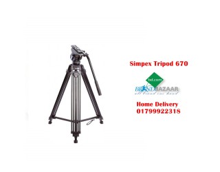 Simpex Video Camera Tripod 670