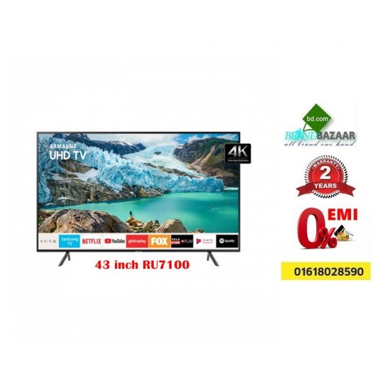 Samsung 43 inch 4K UHD Smart TV Price Bangladesh || 43RU7100