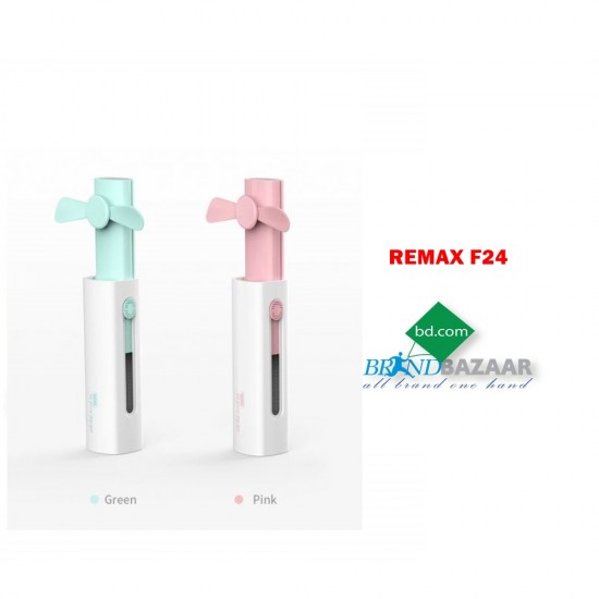 REMAX F24 3 in 1 Portable Mini Fan Power Bank LED Light
