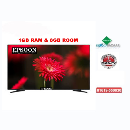 EPSOON  43 inch W550DG Double Glass Voice Control Android TV