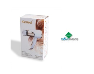 Kemei KM 3365 1800W Hot and Normal Air Foldable Hair Dryer