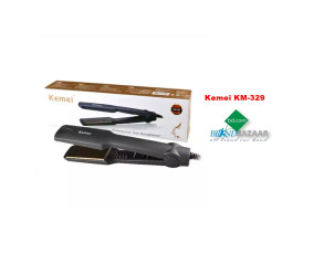 Kemei KM-329 Ceramic Flat Hair Straightener Price Bangladesh