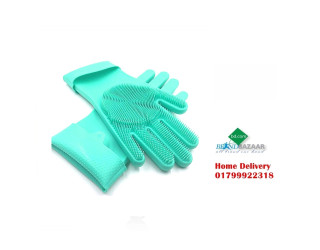 Magic Dishwashing Gloves Multipurpose Cleaning Scrubber