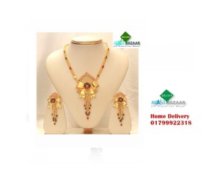 100% original Indian Gold Plated 5 Years Color Guarantee Jewelry Necklaces Jewelry for women,girl,lady