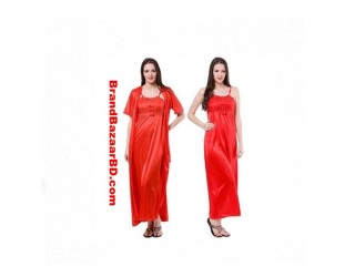 Red Satin Night Wear for Women Price in Bangladesh