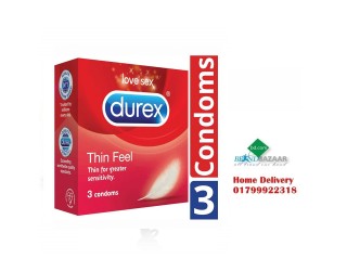 Durex Condom Thin Feel (3's) Pack Price in Bangladesh