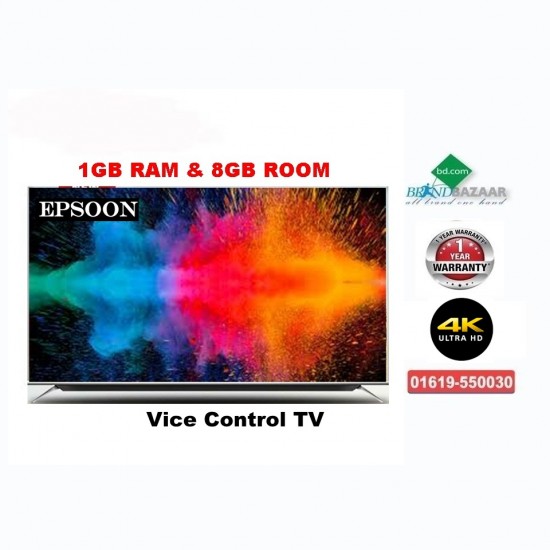 EPSOON 55 Inch  Android Voice Control Smart LED TV 