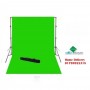 10x20 ft Large Green Screen with Support Stands Kit with Carrying Bag