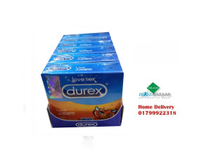 Durex Condom Love (3’s Pack X 6); Total 18 pieces Condoms (1 Full Box)