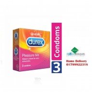 Durex Condom Pleasure me (3's) Pack Price in Bangladesh