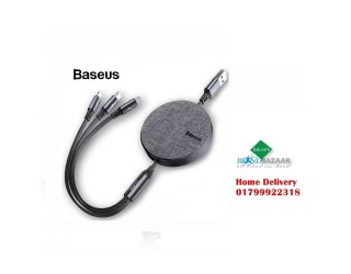 Baseus Fabric 3 in 1 USB Flexible Cable