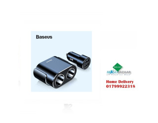Baseus High Efficiency One to Two Cigarette Lighter Car Charger