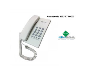 Panasonic KX-T7700X Corded Black Phone Set