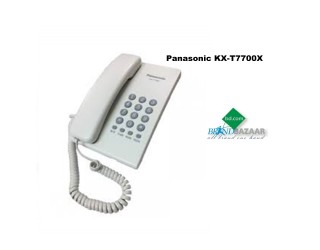 Panasonic KX-T7700X Corded Black Phone Set