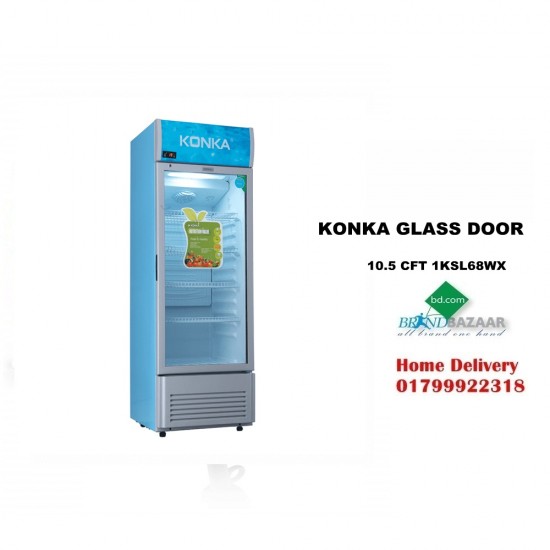KONKA GLASS DOOR 10.5 CFT 1KSL68WX SHOWCASE CHILLER