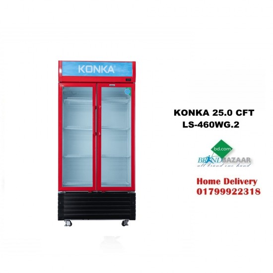 KONKA 25.0 CFT DOBLE DOORX LS-460WG.2 BEVERAGE COOLER SHOWCASE