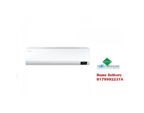 Samsung 1 Ton AR12TVHYDWKUFE Air Conditioner - White