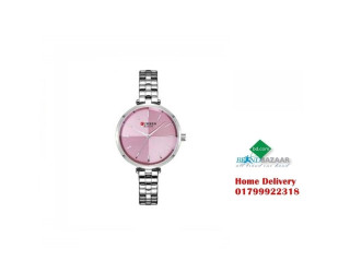CURREN C9043L Silver Pink Dial Women’s Watch