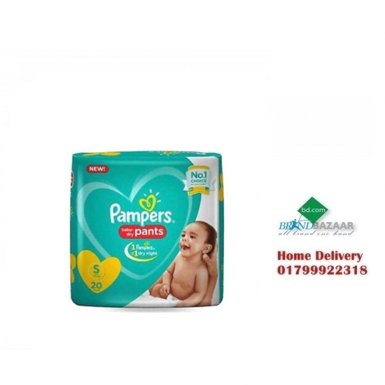 Pampers (PM0038) Baby Dry Pants Diaper S 4-8kg - 20 Pieces