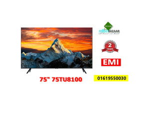  Samsung  75 inch 75TU8100 4k UHD Smart LED TV