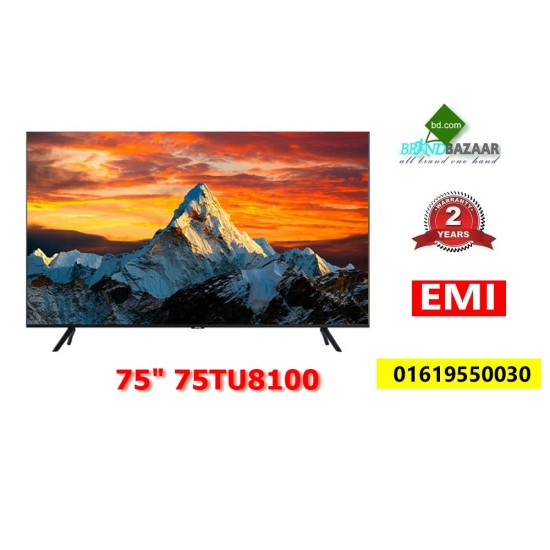 75 inch 75TU8100 Samsung 4k UHD Smart led tv