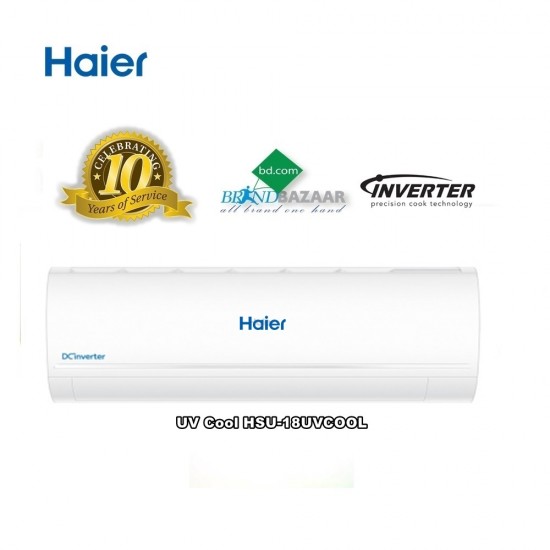 HSU-18UVCOOL Haier 1.5 ton UV Cool Inverter AC Price in Bangladesh