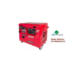 STORM D8000ES Sakura 7.5KW Portable Gasoline Generator Red