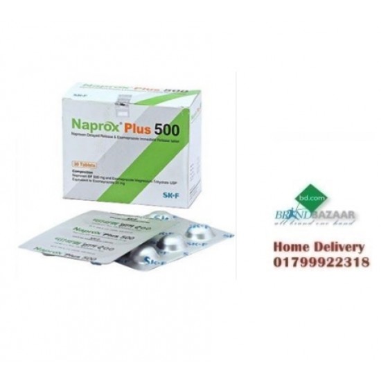 Naprox PLUS 500mg+20mg Tablet