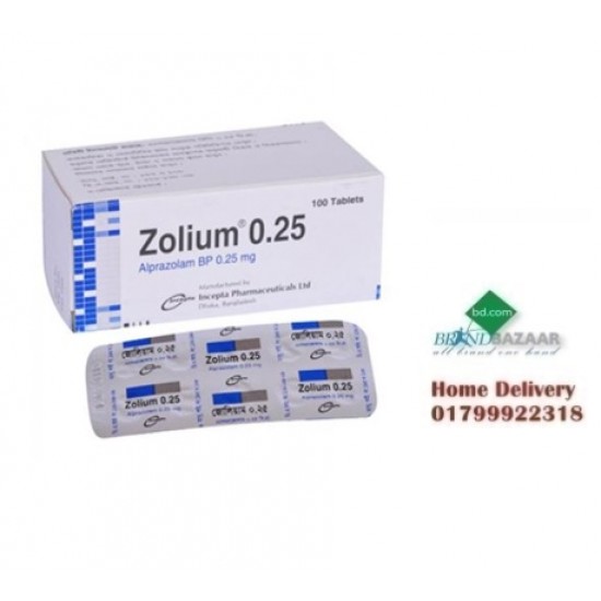 Zolium 0.25mg Tablet