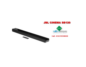 JBL SB120 Cinema 2.0 Channel Soundbar with Built-in Subwoofer, 110W