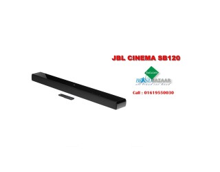 JBL SB120 Cinema 2.0 Channel Soundbar with Built-in Subwoofer, 110W