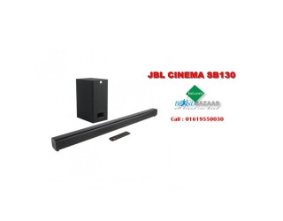 JBL SB130 Cinema 2.1 Channel Soundbar with Wired Subwoofer