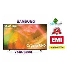 Samsung 75 inch AU8000 4k Crystal UHD Smart led TV 