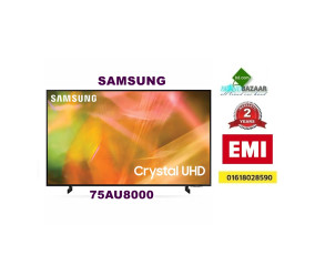 Samsung 75 inch AU8000 4k Crystal UHD Smart led TV 