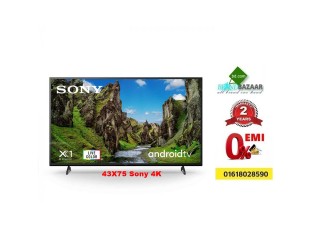 43 inch Sony KD-43X75 IN5 4K Ultra HD Powerful Sound