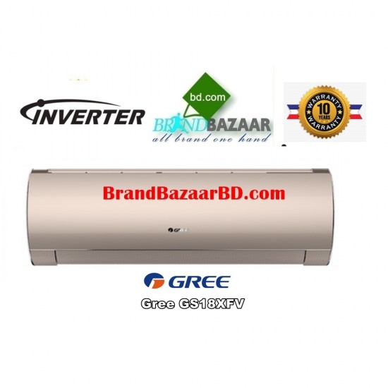 Gree 1.5 Ton GS18XFV Inverter AC ( Goldern)