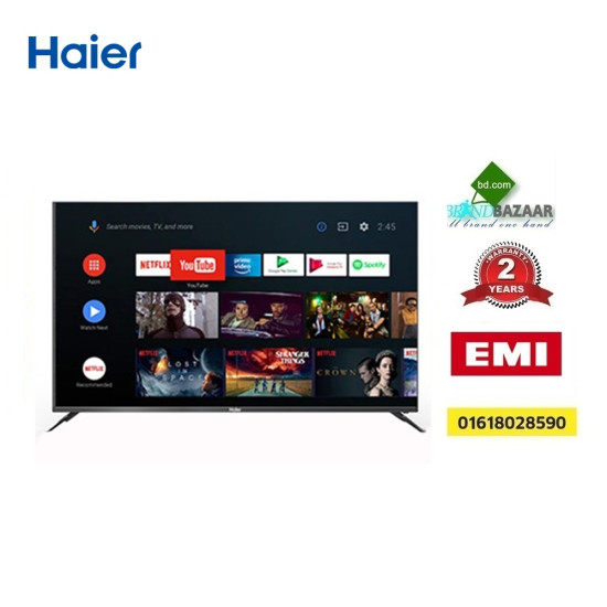 Haier H32K66G 32 Inch Bezel Less Android Smart LED TV