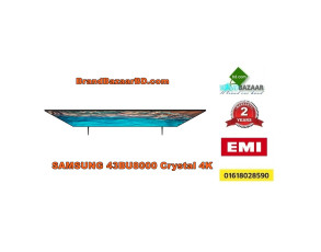 Samsung BU8000 43 Inch Crystal UHD 4K Smart Television
