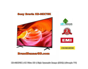 Sony Bravia KD-65X75K | Google TV | 4K Ultra HD | High Dynamic Range (HDR)