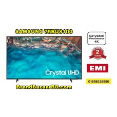 Samsung 75 inch 75BU8100 Crystal 4K UHD HDR Smart TV