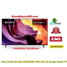 Sony Bravia 85 Inch KD-85X80K Ultra HD 4K Google Smart TV